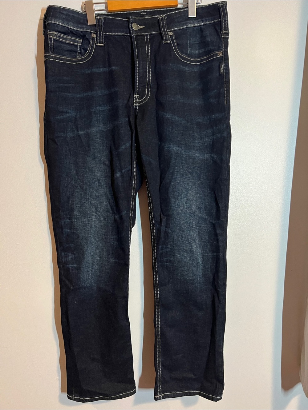 Silver Men’s Jeans Indigo Straight Leg Jeans size 36-32